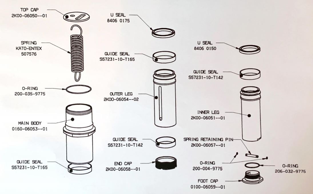 REAR AIR JACK ASSEMBLY Diagram